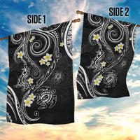 Polynesia Tribal Garden Flag Tentacles Plumeria LT7 - Polynesian Pride