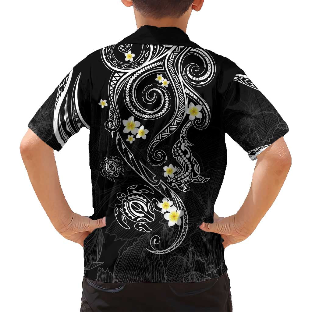 Polynesia Tribal Hawaiian Shirt Tentacles Plumeria LT7 - Polynesian Pride
