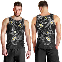 Polynesia Tribal Men Tank Top Tentacles Plumeria LT7 - Polynesian Pride