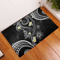 Polynesia Tribal Rubber Doormat Tentacles Plumeria LT7 - Polynesian Pride