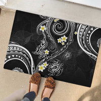 Polynesia Tribal Rubber Doormat Tentacles Plumeria LT7 - Polynesian Pride