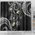 Polynesia Tribal Shower Curtain Tentacles Plumeria