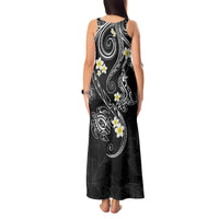 Polynesia Tribal Tank Maxi Dress Tentacles Plumeria LT7 - Polynesian Pride
