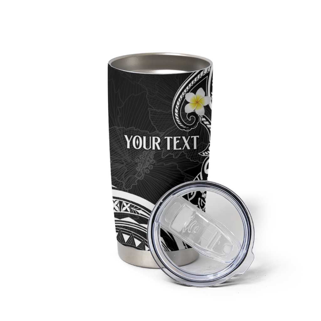 Polynesia Tribal Tumbler Cup Tentacles Plumeria LT7 - Polynesian Pride
