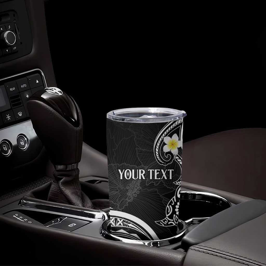 Polynesia Tribal Tumbler Cup Tentacles Plumeria LT7 - Polynesian Pride