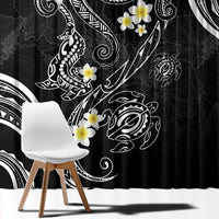 Polynesia Tribal Window Curtain Tentacles Plumeria LT7 - Polynesian Pride