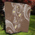 Polynesia Tribal Quilt Mocha Plumeria Tentacles