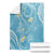 Polynesia Tribal Blanket Turquoise Plumeria Tentacles