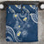 Polynesia Tribal Bedding Set Deep Blue Plumeria Tentacles