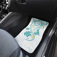 Polynesia Tribal Car Mats Teal Plumeria Tentacles LT7 - Polynesian Pride