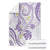 Polynesia Tribal Blanket Lilac Plumeria Tentacles