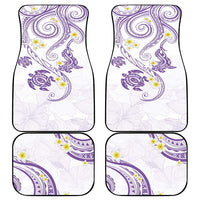 Polynesia Tribal Car Mats Lilac Plumeria Tentacles LT7 - Polynesian Pride