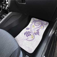 Polynesia Tribal Car Mats Lilac Plumeria Tentacles LT7 - Polynesian Pride