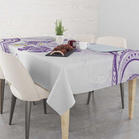 Polynesia Tribal Tablecloth Lilac Plumeria Tentacles LT7 - Polynesian Pride