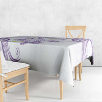Polynesia Tribal Tablecloth Lilac Plumeria Tentacles LT7 - Polynesian Pride