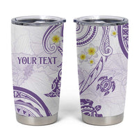Polynesia Tribal Tumbler Cup Lilac Plumeria Tentacles LT7 Lilac - Polynesian Pride