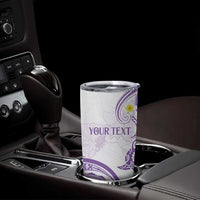 Polynesia Tribal Tumbler Cup Lilac Plumeria Tentacles LT7 - Polynesian Pride