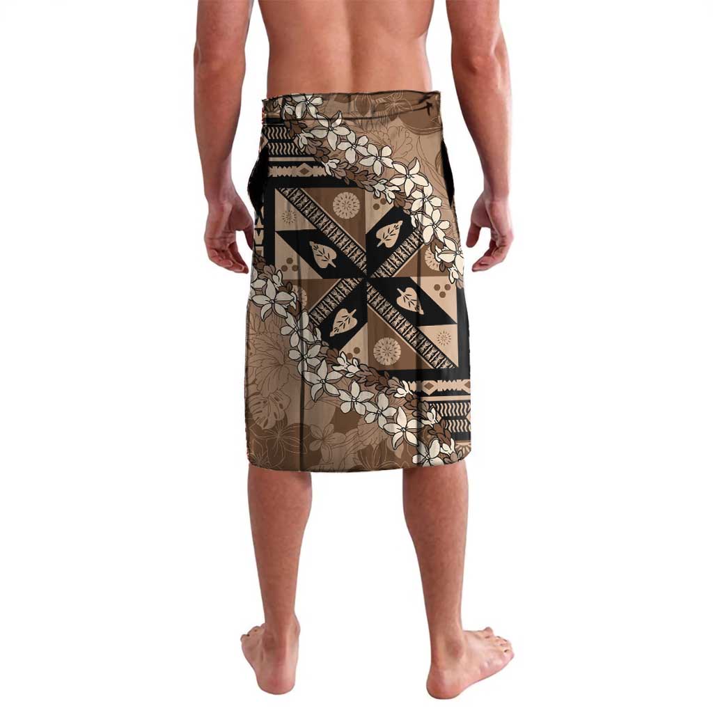 Bula Fiji Plumeria Tagimoucia Salusalu Mocha Lavalava Kaiviti Masi LT7 - Polynesian Pride