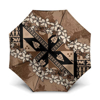 Bula Fiji Plumeria Tagimoucia Salusalu Mocha Umbrella Kaiviti Masi - Polynesian Pride