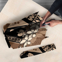 Bula Fiji Plumeria Tagimoucia Salusalu Mocha Umbrella Kaiviti Masi - Polynesian Pride