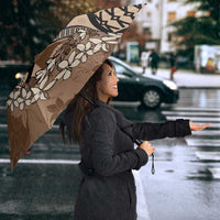 Bula Fiji Plumeria Tagimoucia Salusalu Mocha Umbrella Kaiviti Masi - Polynesian Pride