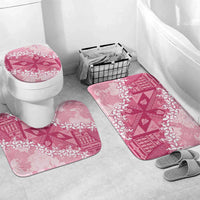 Bula Fiji Plumeria Tagimoucia Salusalu Pink Bathroom Set Kaiviti Masi - Polynesian Pride