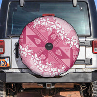 Bula Fiji Plumeria Tagimoucia Salusalu Pink Spare Tire Cover Kaiviti Masi - Polynesian Pride