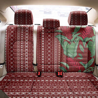 Women's Day Samoa Malu Tattoo Inspired Mix Teuila Back Car Seat Cover Scarlet