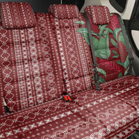 Women's Day Samoa Malu Tattoo Inspired Mix Teuila Back Car Seat Cover Scarlet