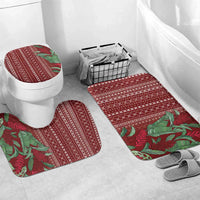 Women's Day Samoa Malu Tattoo Inspired Mix Teuila Bathroom Set Scarlet