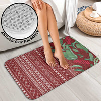 Women's Day Samoa Malu Tattoo Inspired Mix Teuila Bathroom Set Scarlet