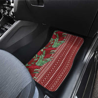 Women's Day Samoa Malu Tattoo Inspired Mix Teuila Car Mats Scarlet LT7 - Polynesian Pride