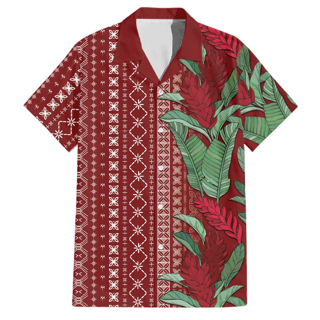 Women's Day Samoa Malu Tattoo Inspired Mix Teuila Family Matching Mermaid Dress and Hawaiian Shirt Scarlet