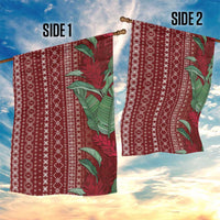 Women's Day Samoa Malu Tattoo Inspired Mix Teuila Garden Flag Scarlet LT7 - Polynesian Pride