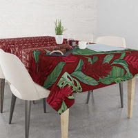 Women's Day Samoa Malu Tattoo Inspired Mix Teuila Tablecloth Scarlet LT7 - Polynesian Pride