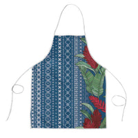 Women's Day Samoa Malu Tattoo Inspired Mix Teuila Apron Royal Blue LT7 Royal Blue - Polynesian Pride