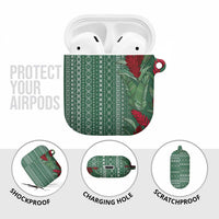Women's Day Samoa Malu Tattoo Inspired Mix Teuila AirPods Case Sage Green