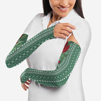 Women's Day Samoa Malu Tattoo Inspired Mix Teuila Arm Sleeves Sage Green LT7 - Polynesian Pride