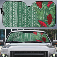 Women's Day Samoa Malu Tattoo Inspired Mix Teuila Auto Sun Shade Sage Green LT7 Sage Green - Polynesian Pride