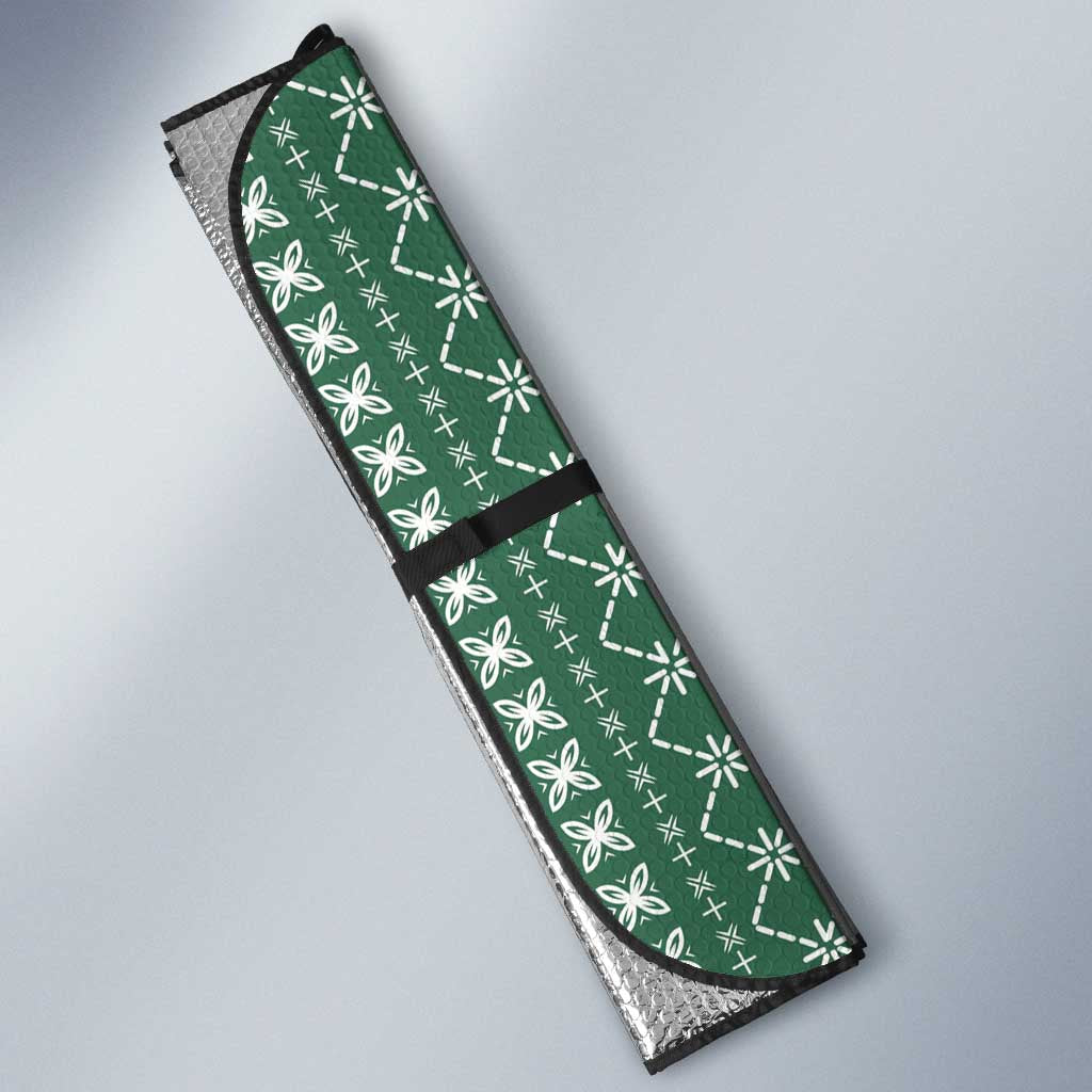 Women's Day Samoa Malu Tattoo Inspired Mix Teuila Auto Sun Shade Sage Green LT7 - Polynesian Pride