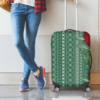 Women's Day Samoa Malu Tattoo Inspired Mix Teuila Luggage Cover Sage Green LT7 - Polynesian Pride