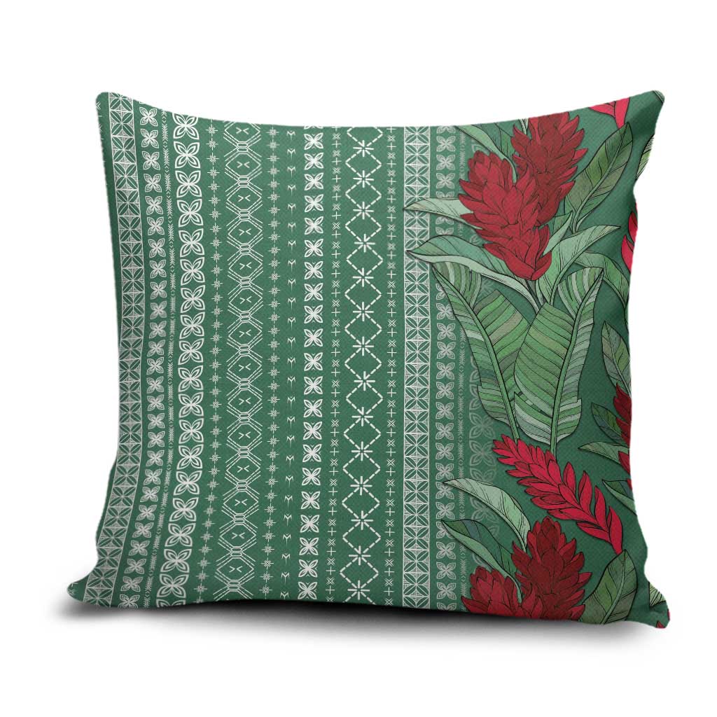 Women's Day Samoa Malu Tattoo Inspired Mix Teuila Pillow Cover Sage Green LT7 Sage Green - Polynesian Pride