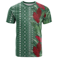 Women's Day Samoa Malu Tattoo Inspired Mix Teuila T Shirt Sage Green