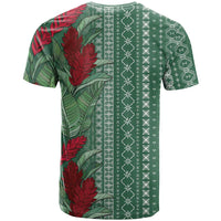 Women's Day Samoa Malu Tattoo Inspired Mix Teuila T Shirt Sage Green