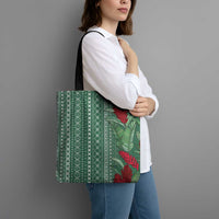 Women's Day Samoa Malu Tattoo Inspired Mix Teuila Tote Bag Sage Green LT7 - Polynesian Pride