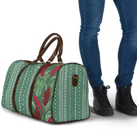 Women's Day Samoa Malu Tattoo Inspired Mix Teuila Travel Bag Sage Green LT7 - Polynesian Pride