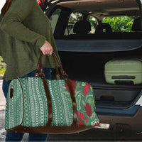 Women's Day Samoa Malu Tattoo Inspired Mix Teuila Travel Bag Sage Green LT7 - Polynesian Pride