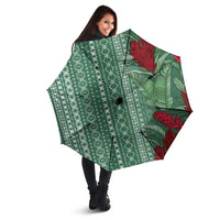 Women's Day Samoa Malu Tattoo Inspired Mix Teuila Umbrella Sage Green LT7 - Polynesian Pride