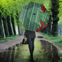 Women's Day Samoa Malu Tattoo Inspired Mix Teuila Umbrella Sage Green LT7 - Polynesian Pride