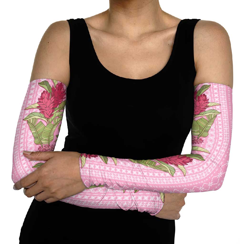 Women's Day Samoa Malu Tattoo Inspired Mix Teuila Arm Sleeves Rose Pink